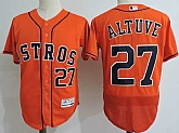 Houston Astros #27 Jose Altuve Orange Flexbase Stitched MLB Jersey,baseball caps,new era cap wholesale,wholesale hats